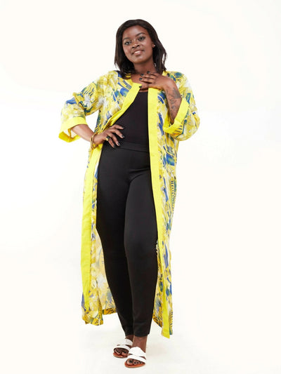 Dewuor Fern Cover Up - Yellow - Shopzetu