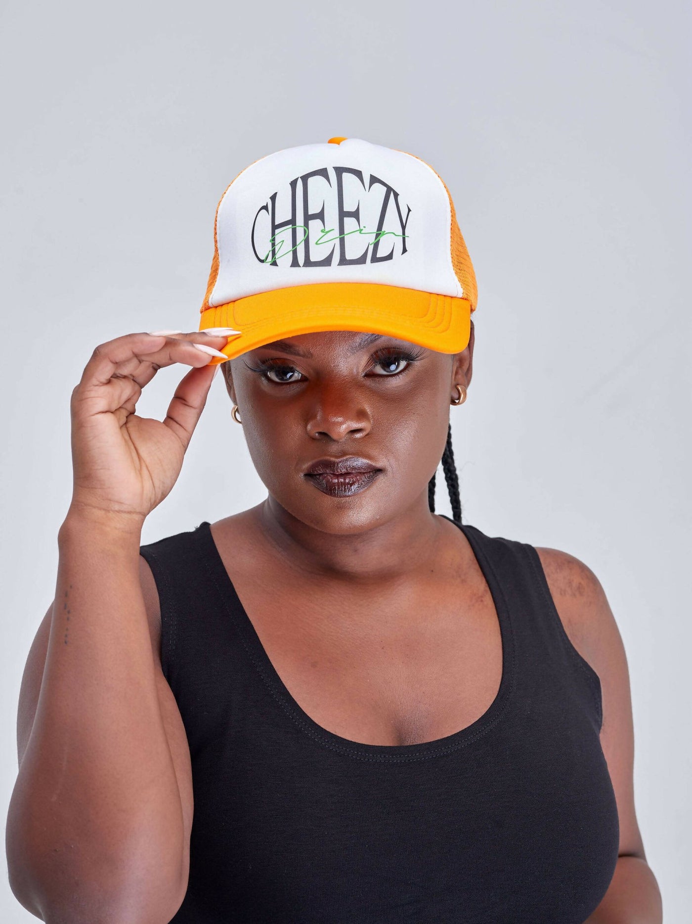 Cheezydrip Trucker Hat - Orange - Shopzetu