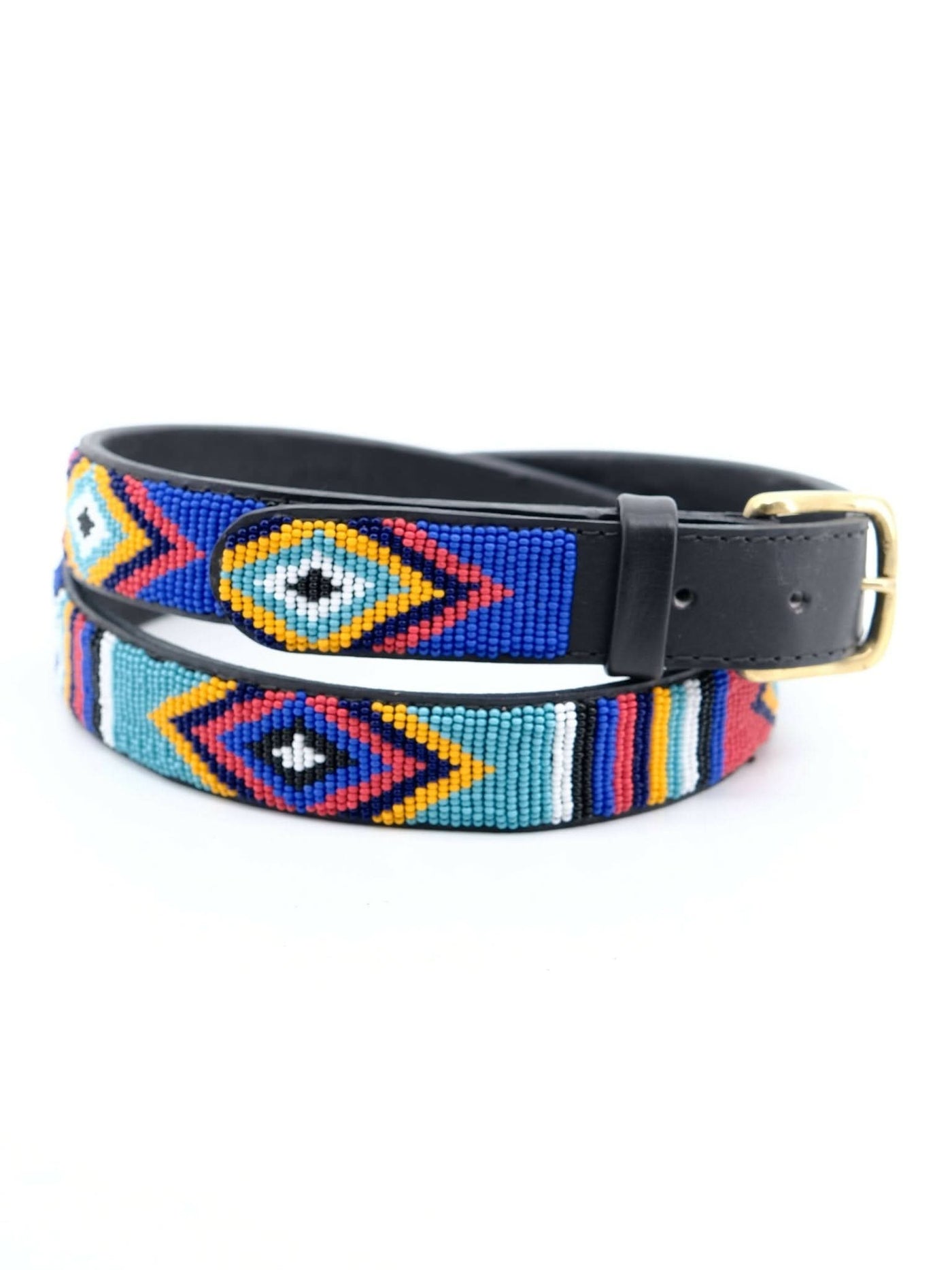 Azu's Casual 3cm Width Beaded Belt B17-3 - Shopzetu