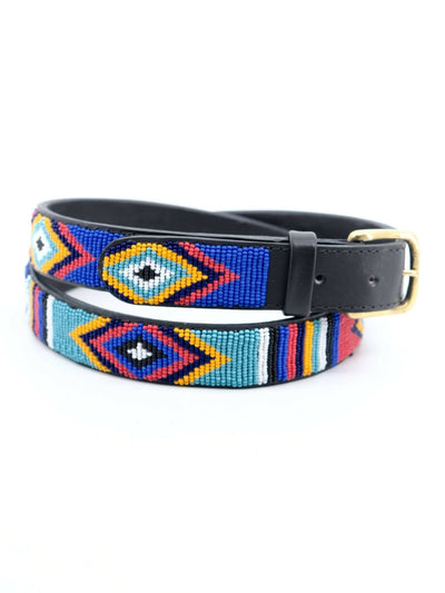 Azu's Casual 3cm Width Beaded Belt B17-3 - Shopzetu