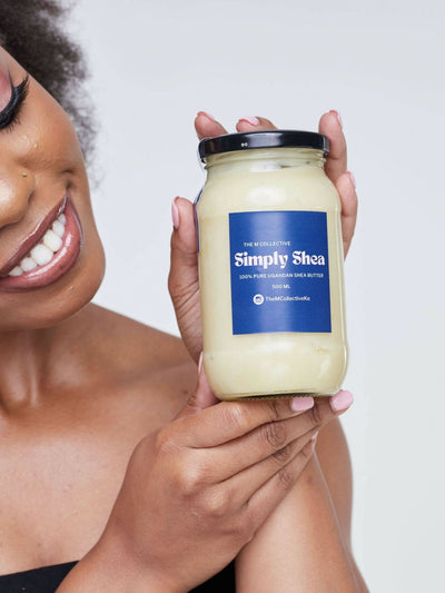 The M Collective Pure Ugandan Shea Butter - 500ml - Shopzetu