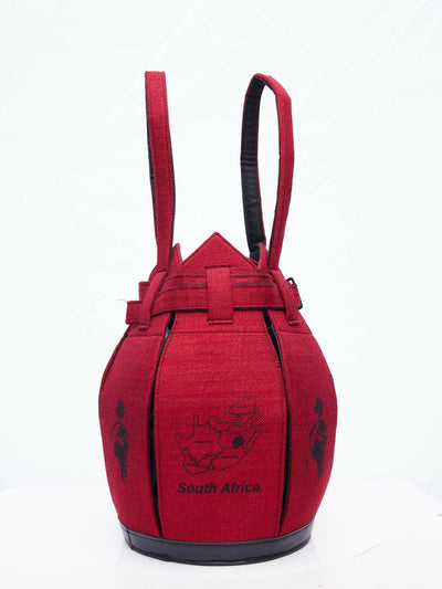 Kuldra Pineapple Spike Handbag South Africa - Maroon - Shopzetu