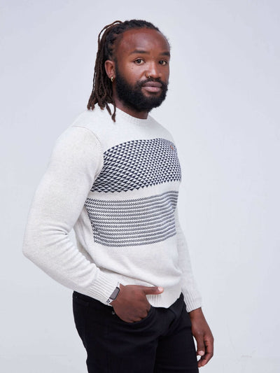 Zola Classy Checked Cardigan - Grey - Shop Zetu Kenya