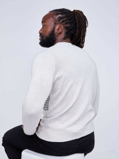 Zola Classy Checked Cardigan - Grey - Shop Zetu Kenya