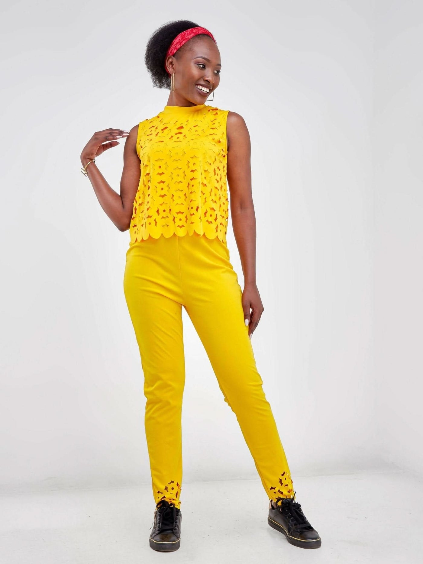 Zola Flora Two Piece - Yellow - Shop Zetu Kenya