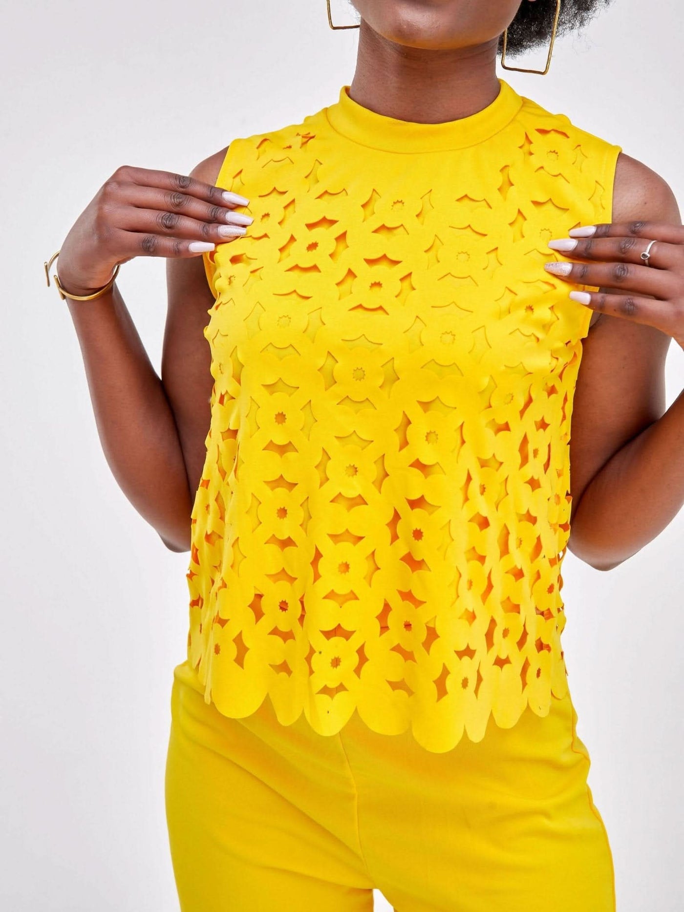 Zola Flora Two Piece - Yellow - Shop Zetu Kenya