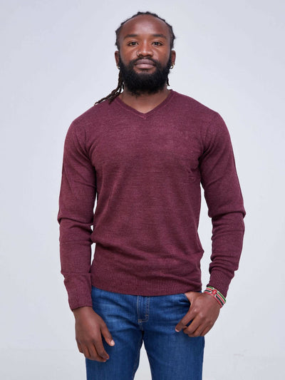 Zola Free Size Cardigan - Maroon - Shop Zetu Kenya