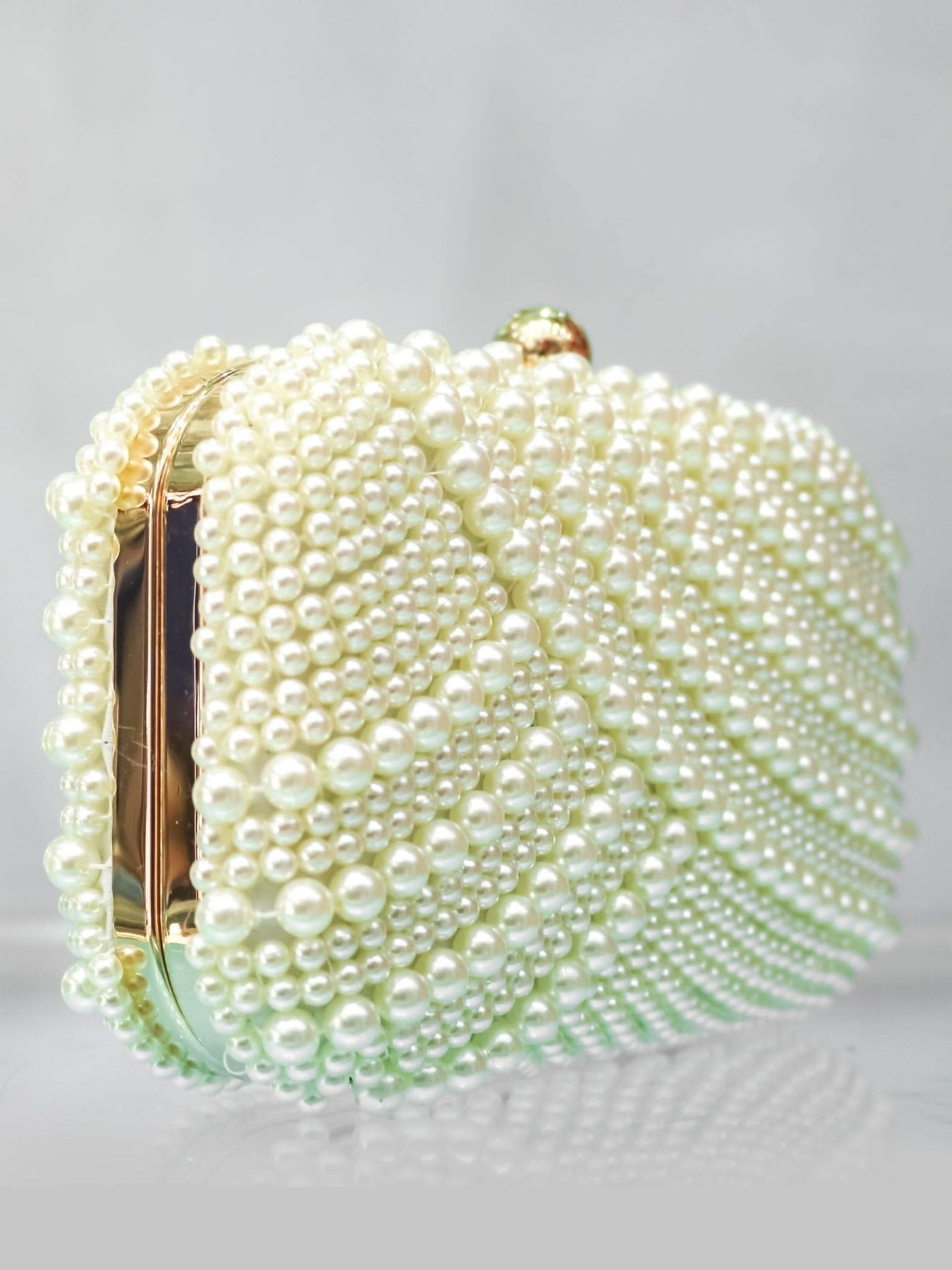 Zola Pearl Clutch - White - Shop Zetu Kenya