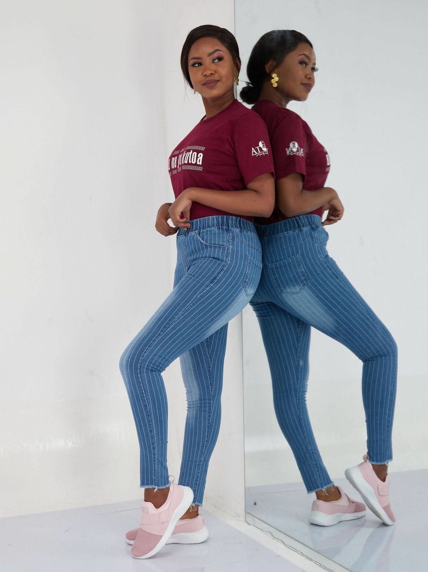 Zola Stripped Faded - Blue - Shop Zetu Kenya