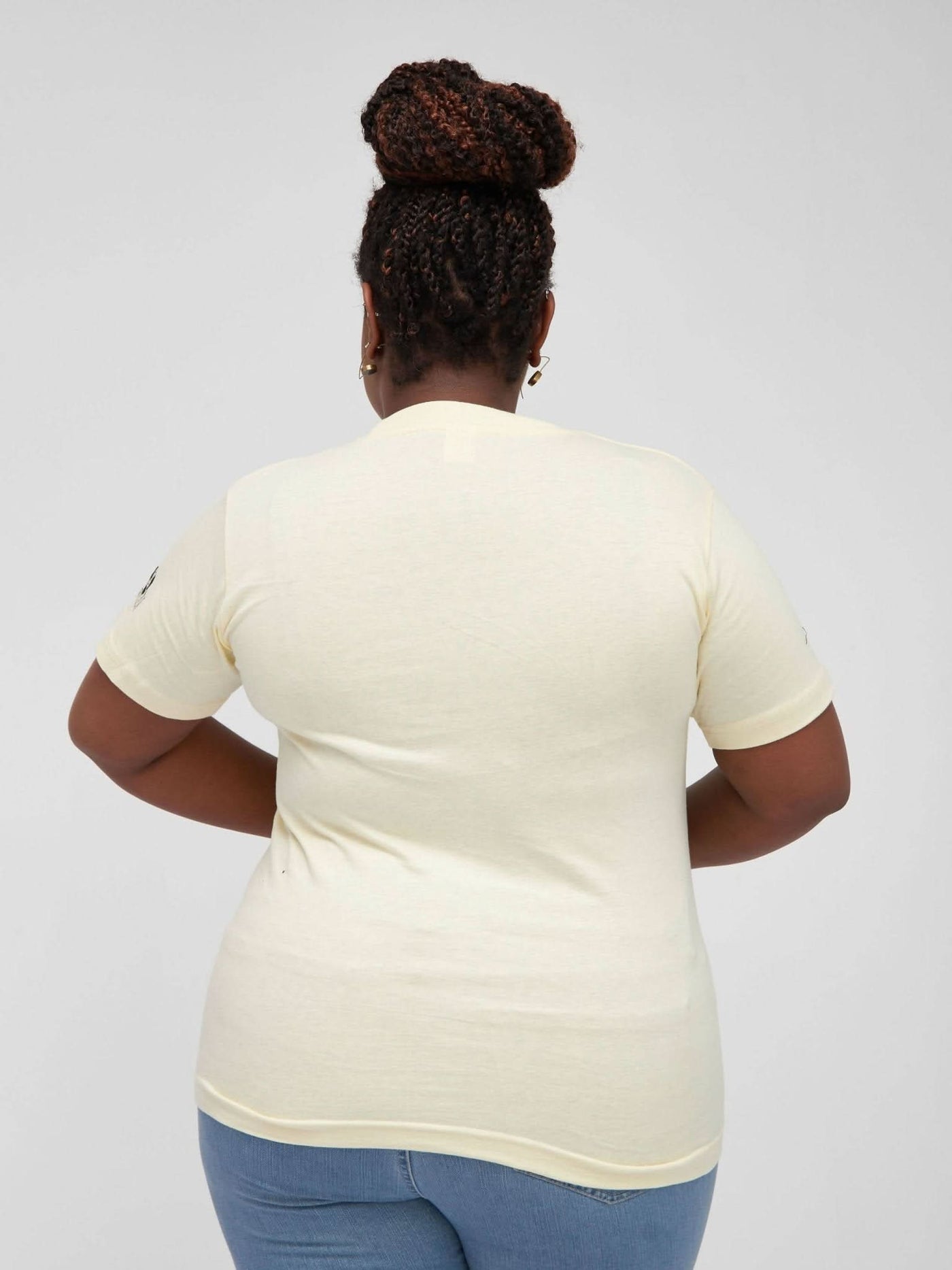 Zola You Series Joe Tshirt - Light Yellow - Shop Zetu Kenya