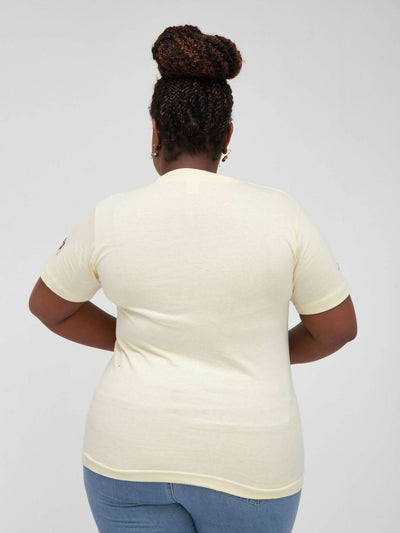 Zola You Series Joe Tshirt - Light Yellow - Shop Zetu Kenya