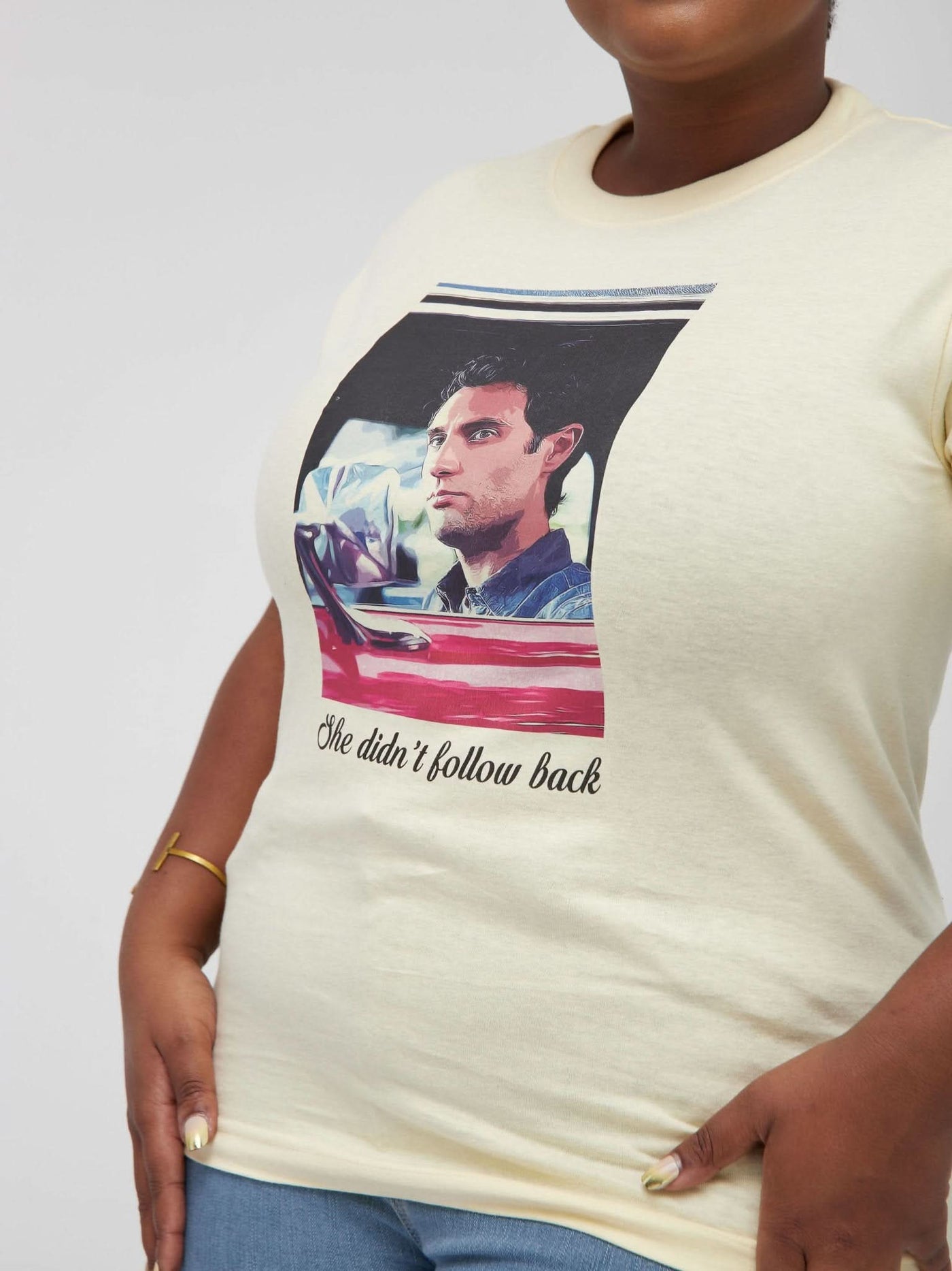 Zola You Series Joe Tshirt - Light Yellow - Shop Zetu Kenya