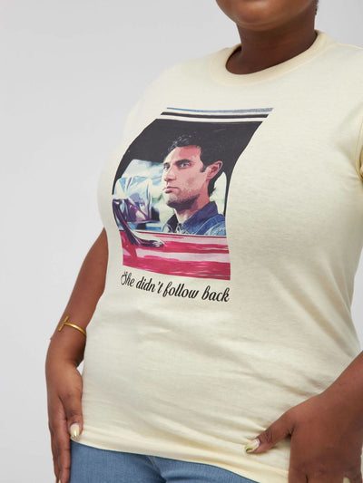 Zola You Series Joe Tshirt - Light Yellow - Shop Zetu Kenya