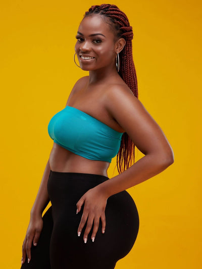 Zoya Basic Jersey Bandeau - Sea Green - Shop Zetu Kenya