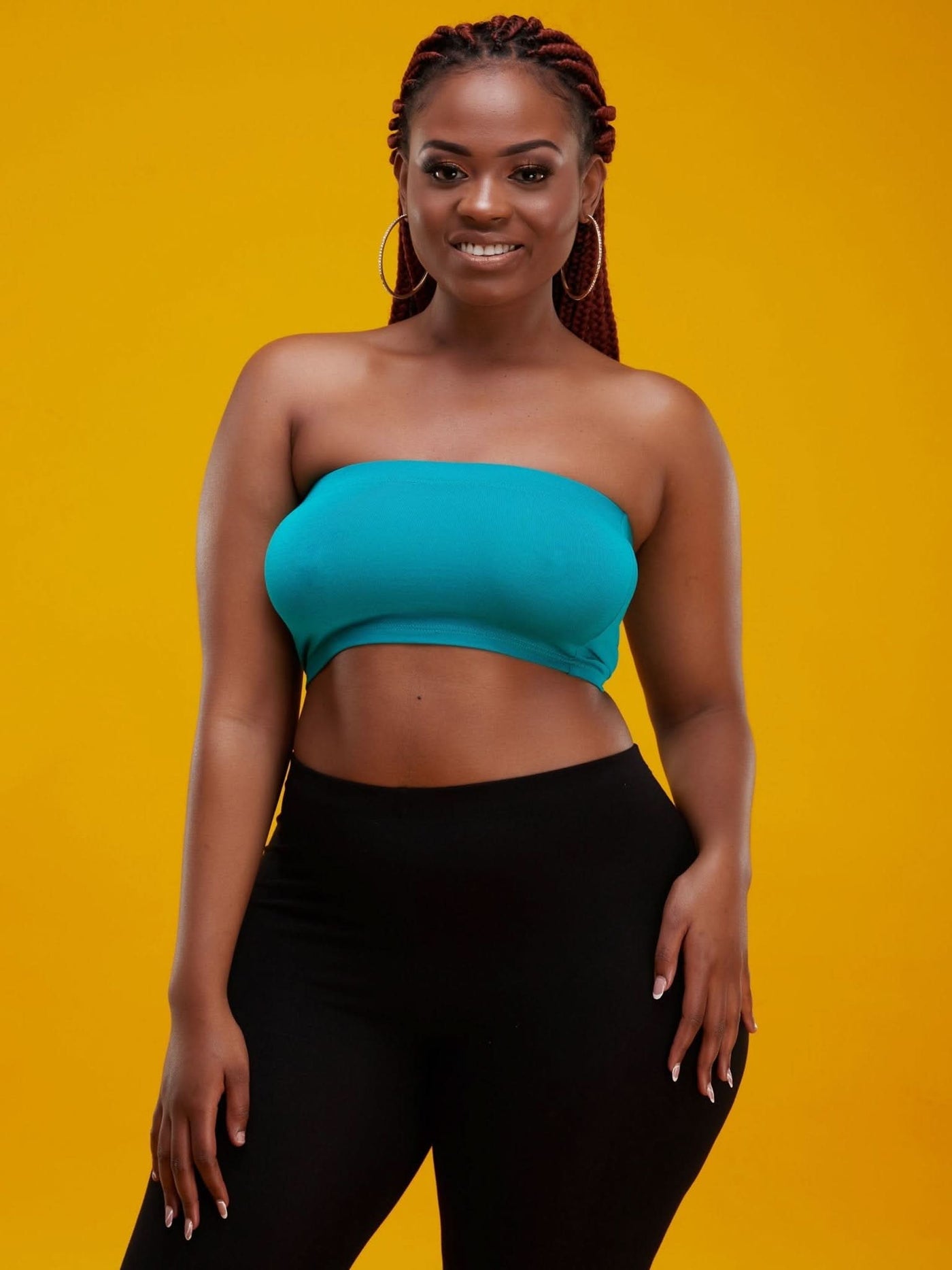 Zoya Basic Jersey Bandeau - Sea Green - Shop Zetu Kenya