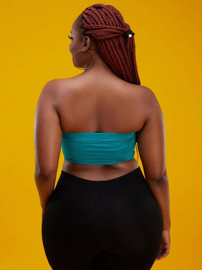 Zoya Basic Jersey Bandeau - Sea Green - Shop Zetu Kenya