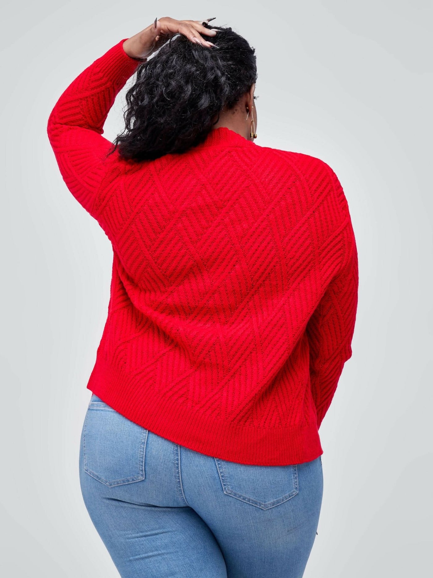 The Fashion Frenzy Button Cardigan - Red - Shopzetu
